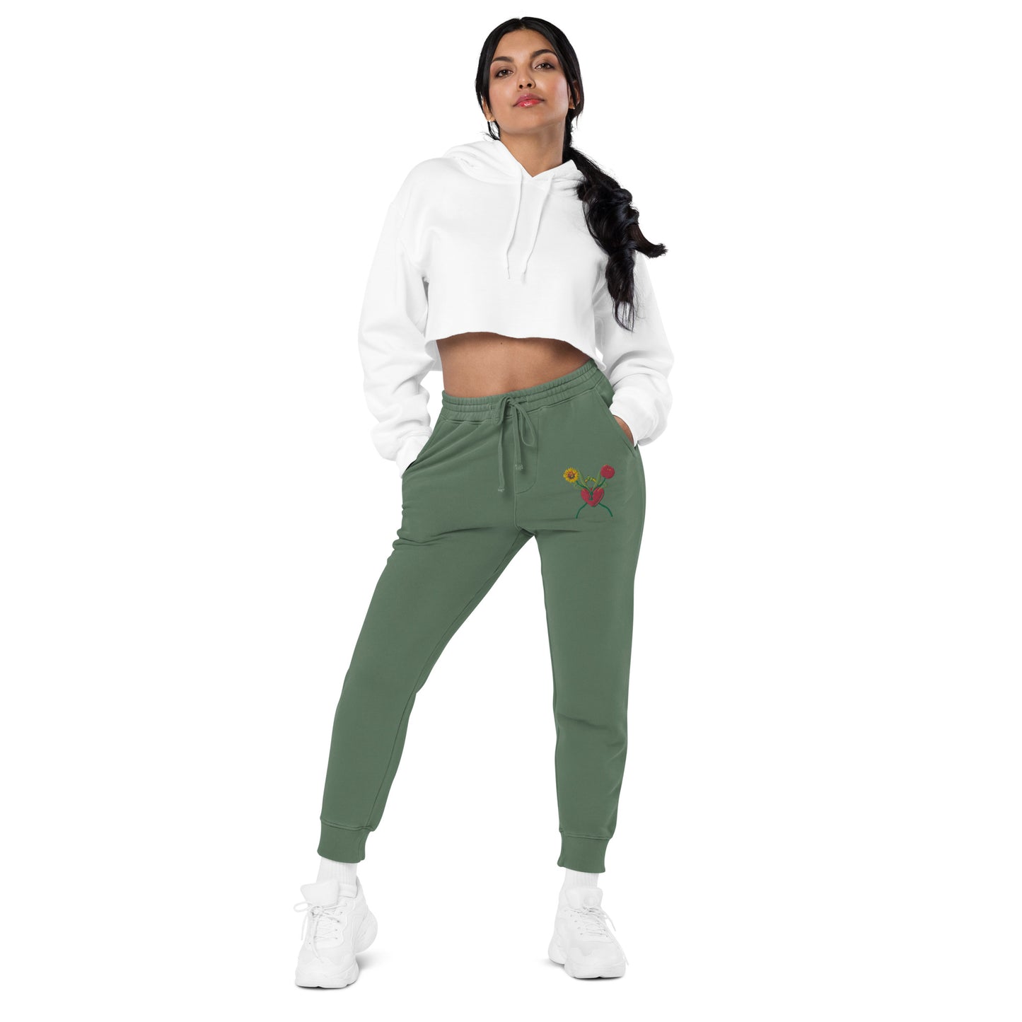 pigment-dyed sweatpants