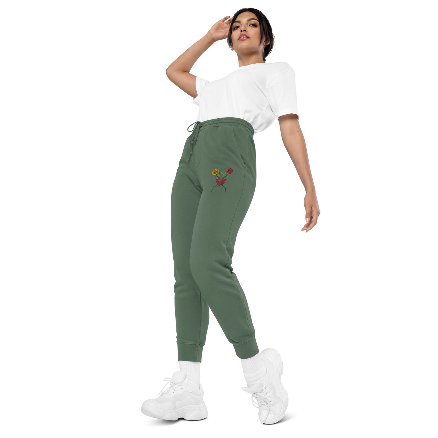 pigment-dyed sweatpants