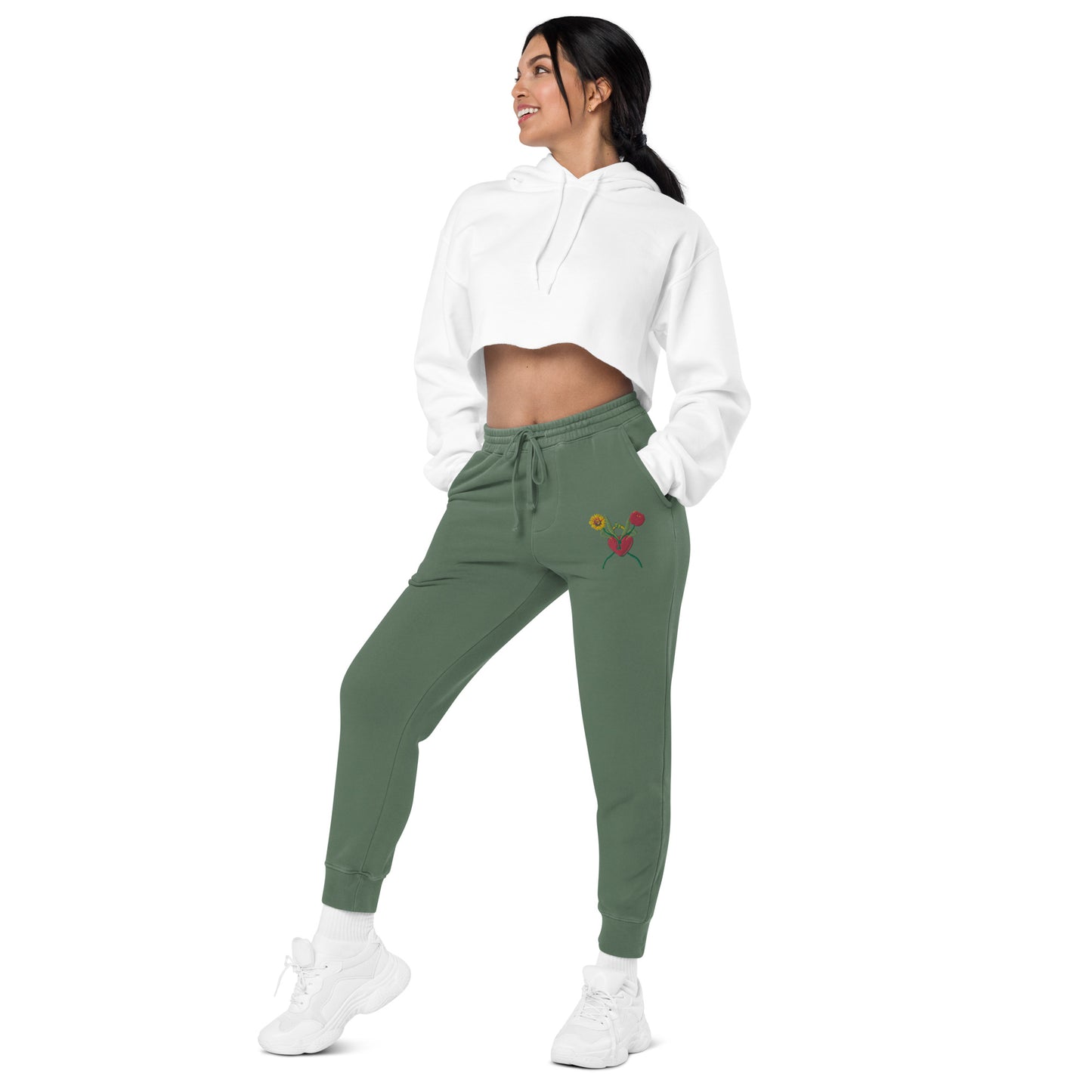 pigment-dyed sweatpants