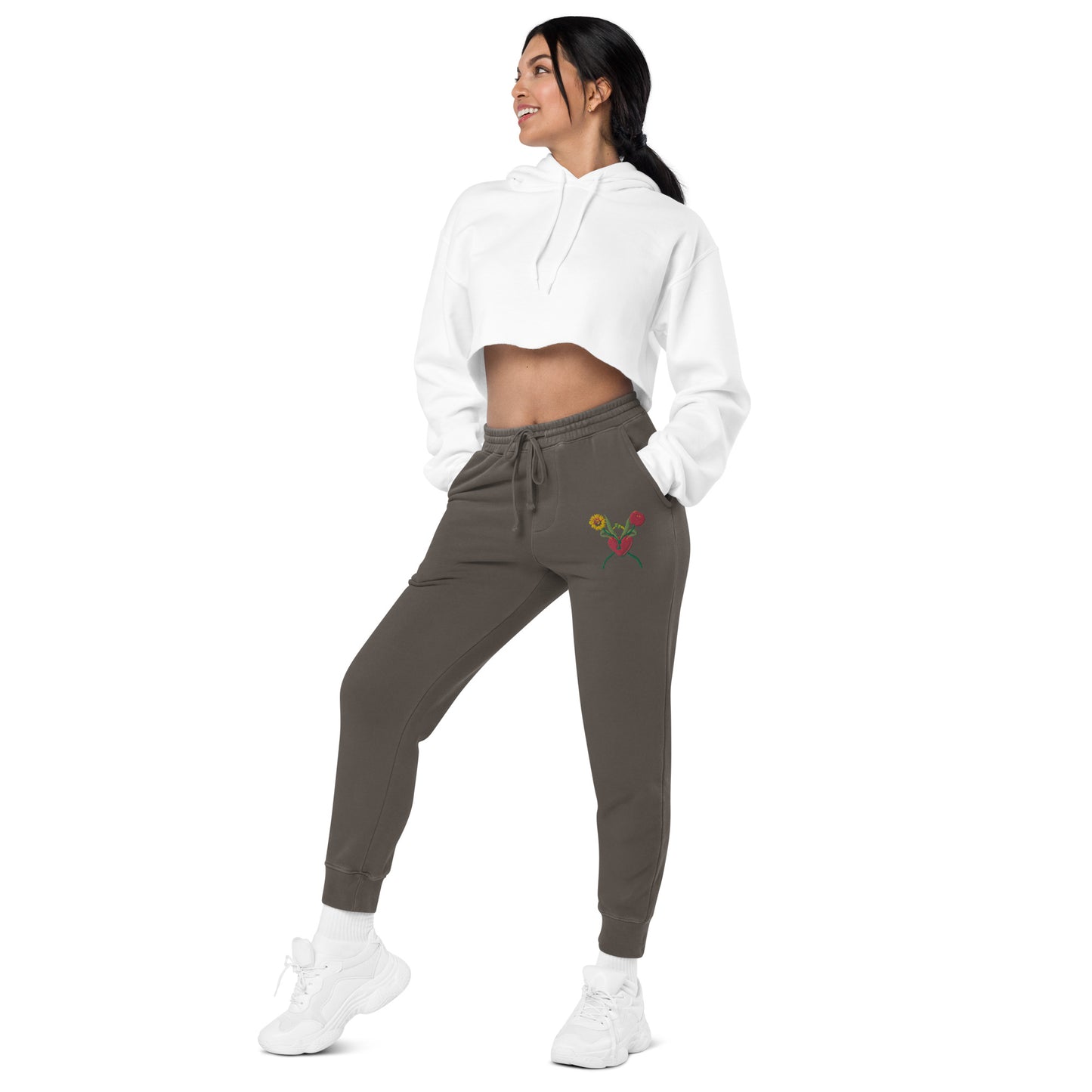 pigment-dyed sweatpants
