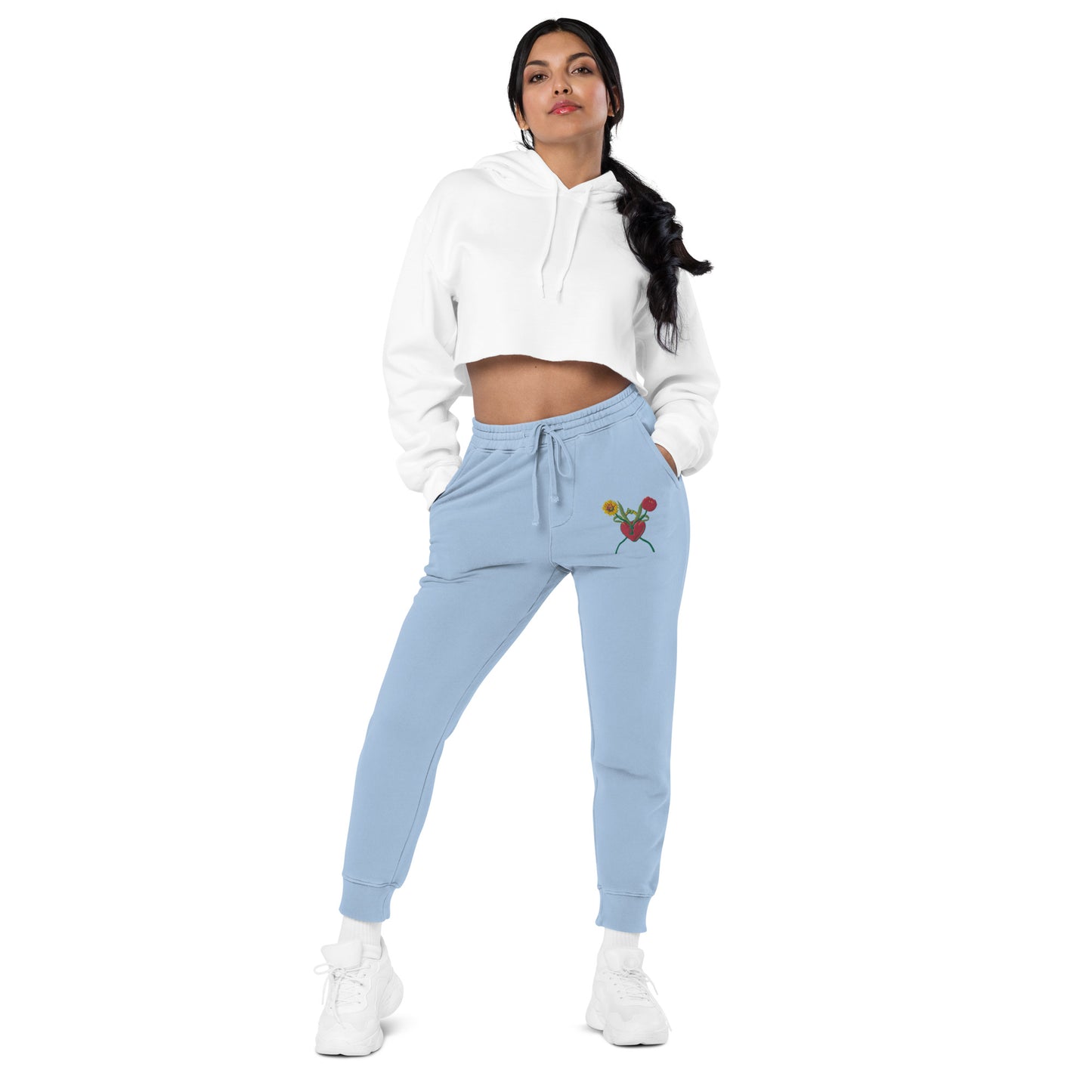 pigment-dyed sweatpants