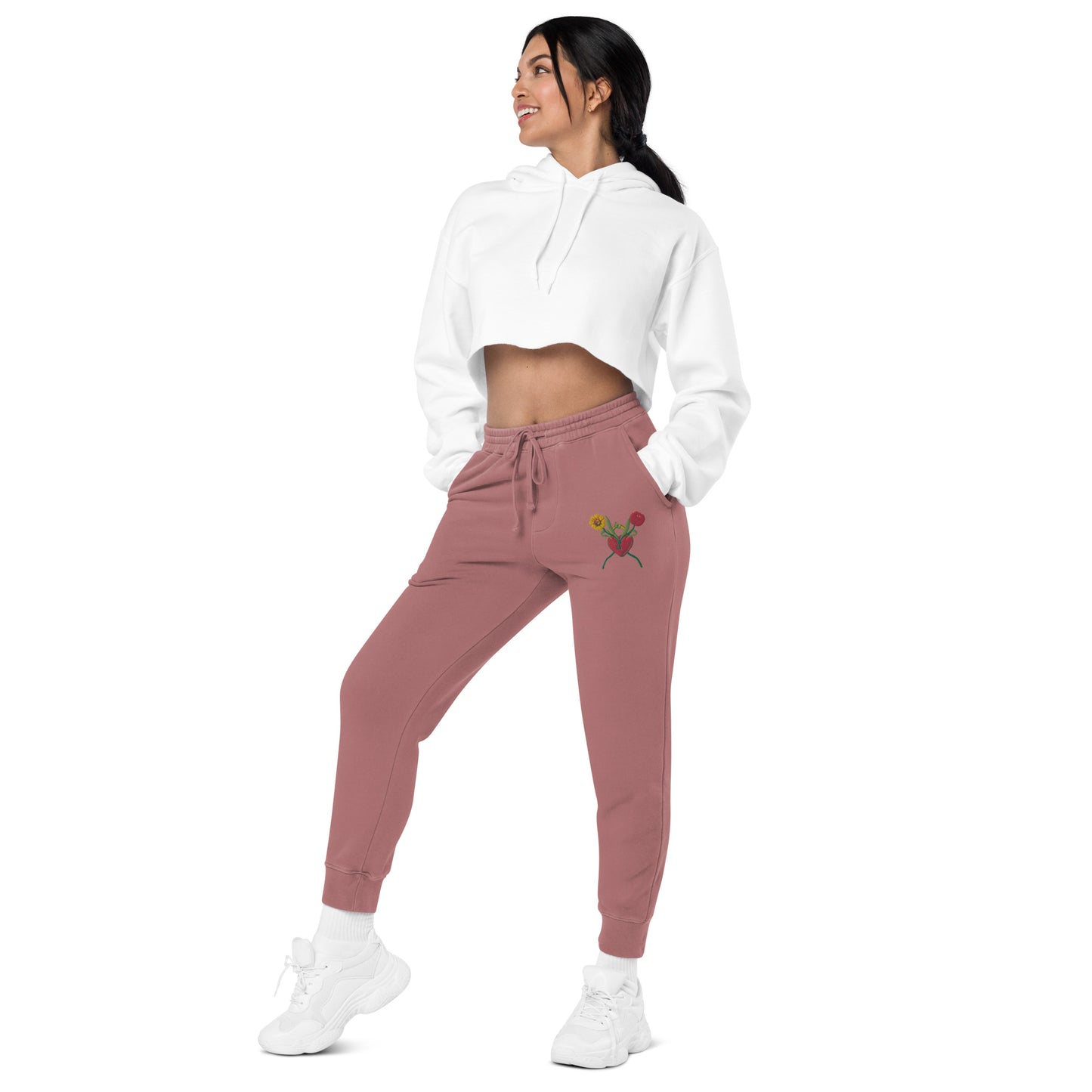 pigment-dyed sweatpants