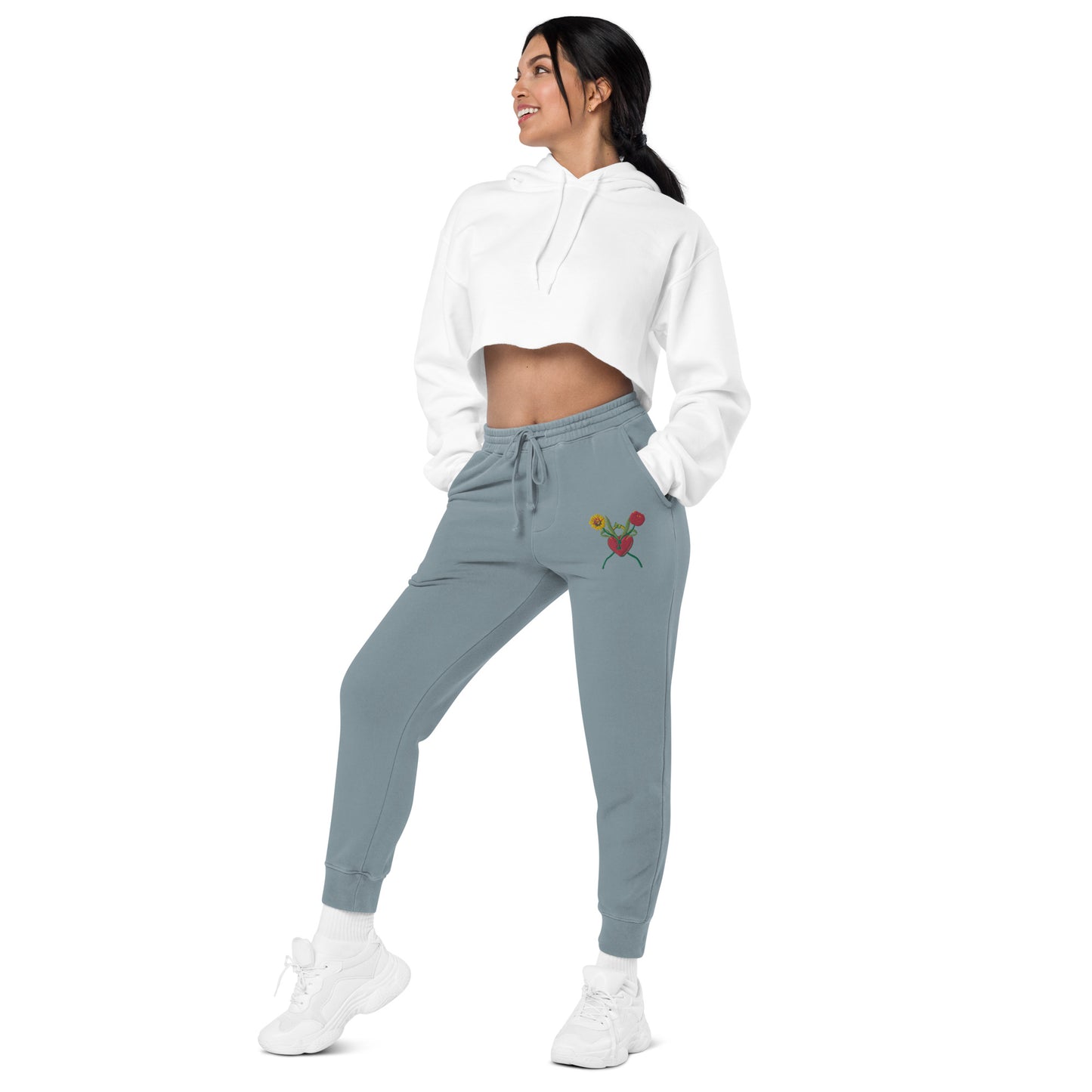 pigment-dyed sweatpants