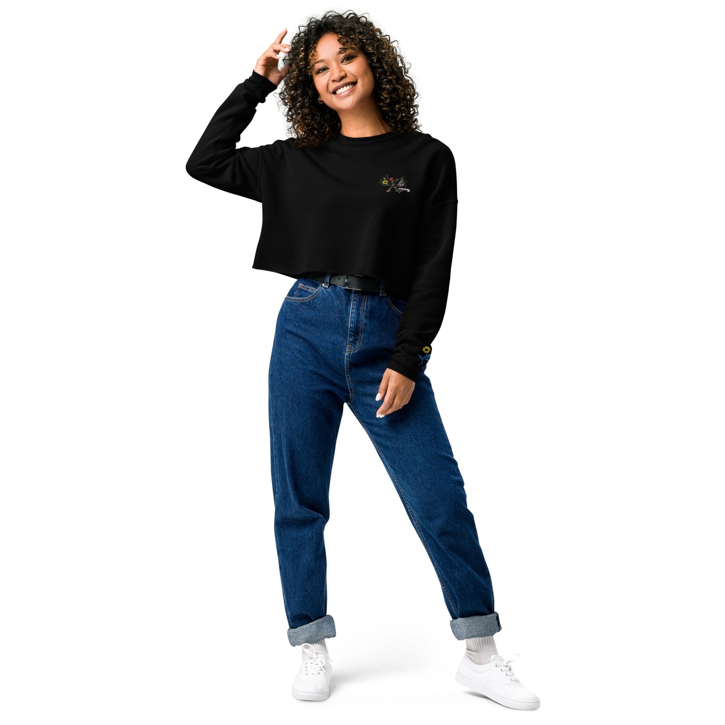 X-emplary Crop Sweatshirt