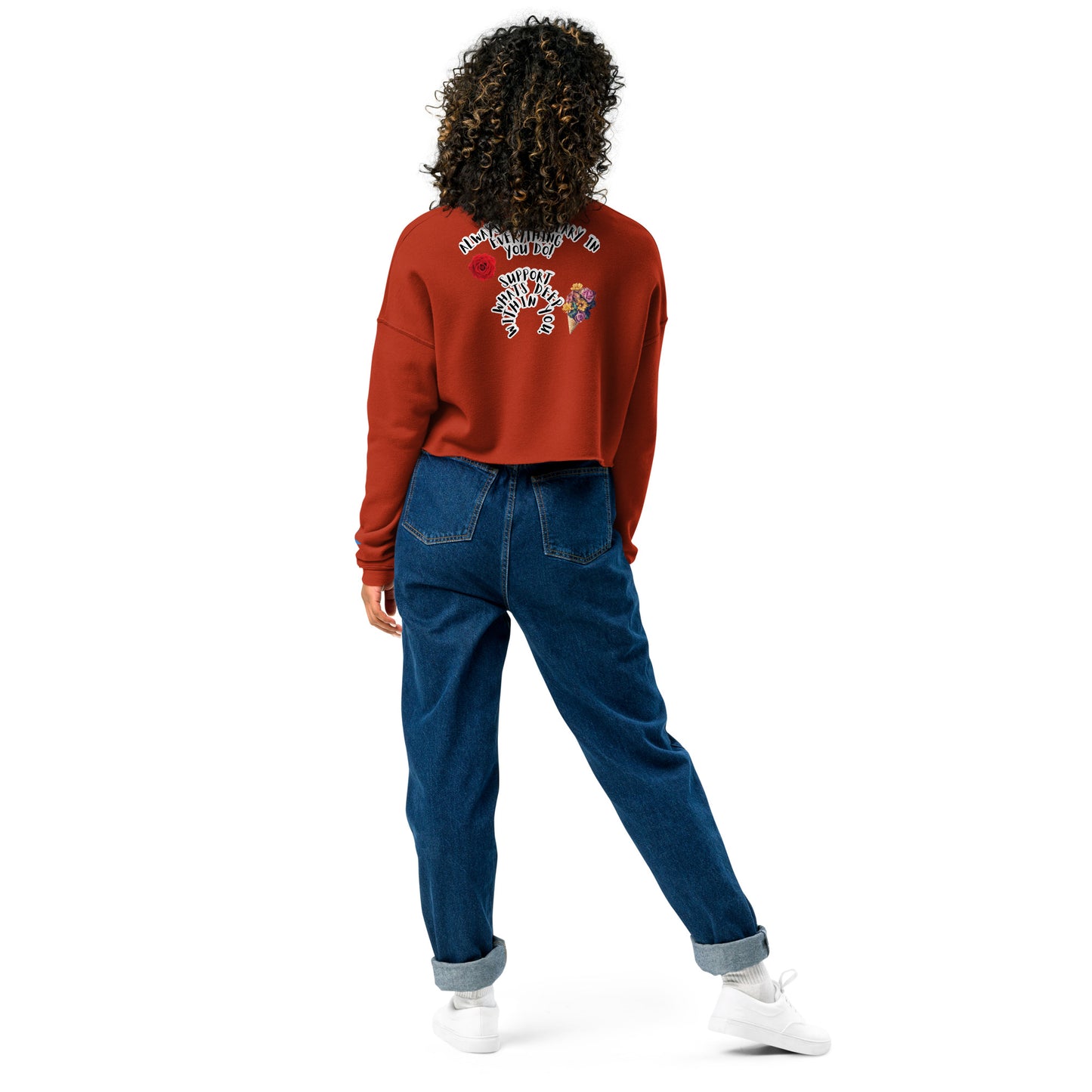 X-emplary Crop Sweatshirt