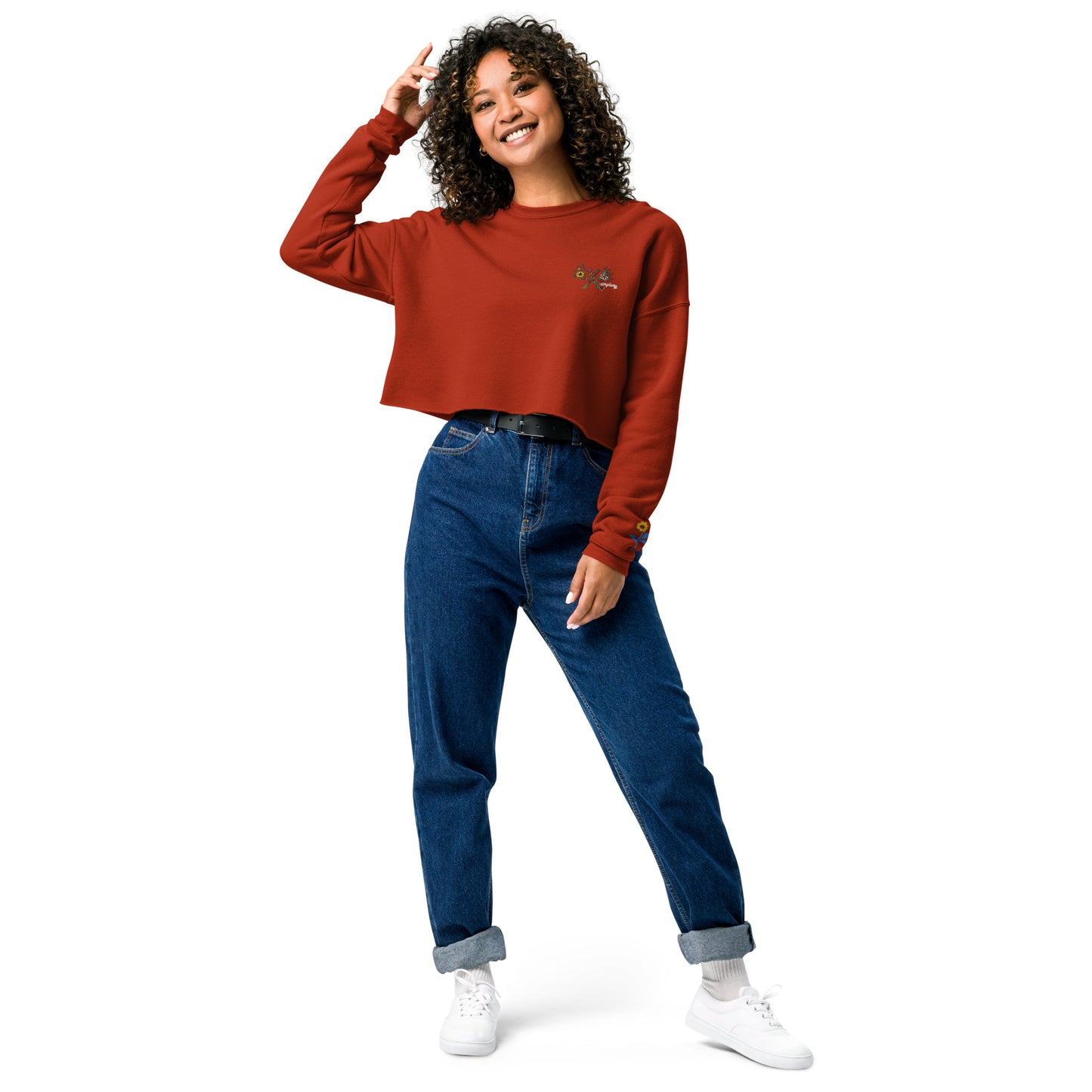 X-emplary Crop Sweatshirt
