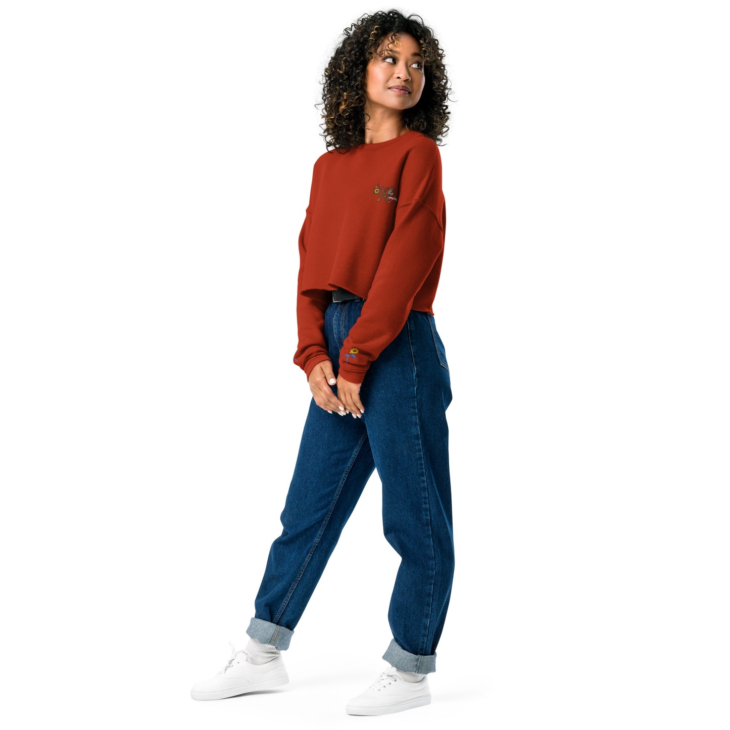 X-emplary Crop Sweatshirt