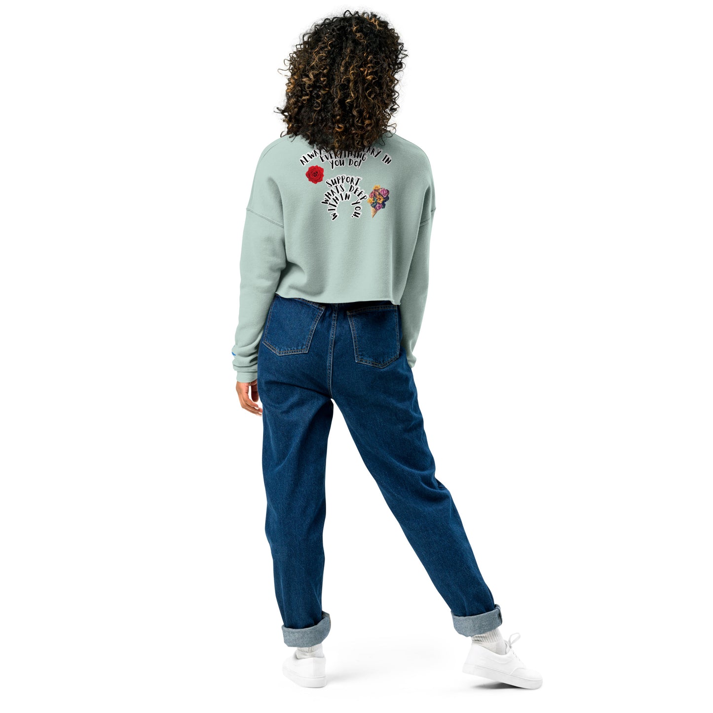 X-emplary Crop Sweatshirt