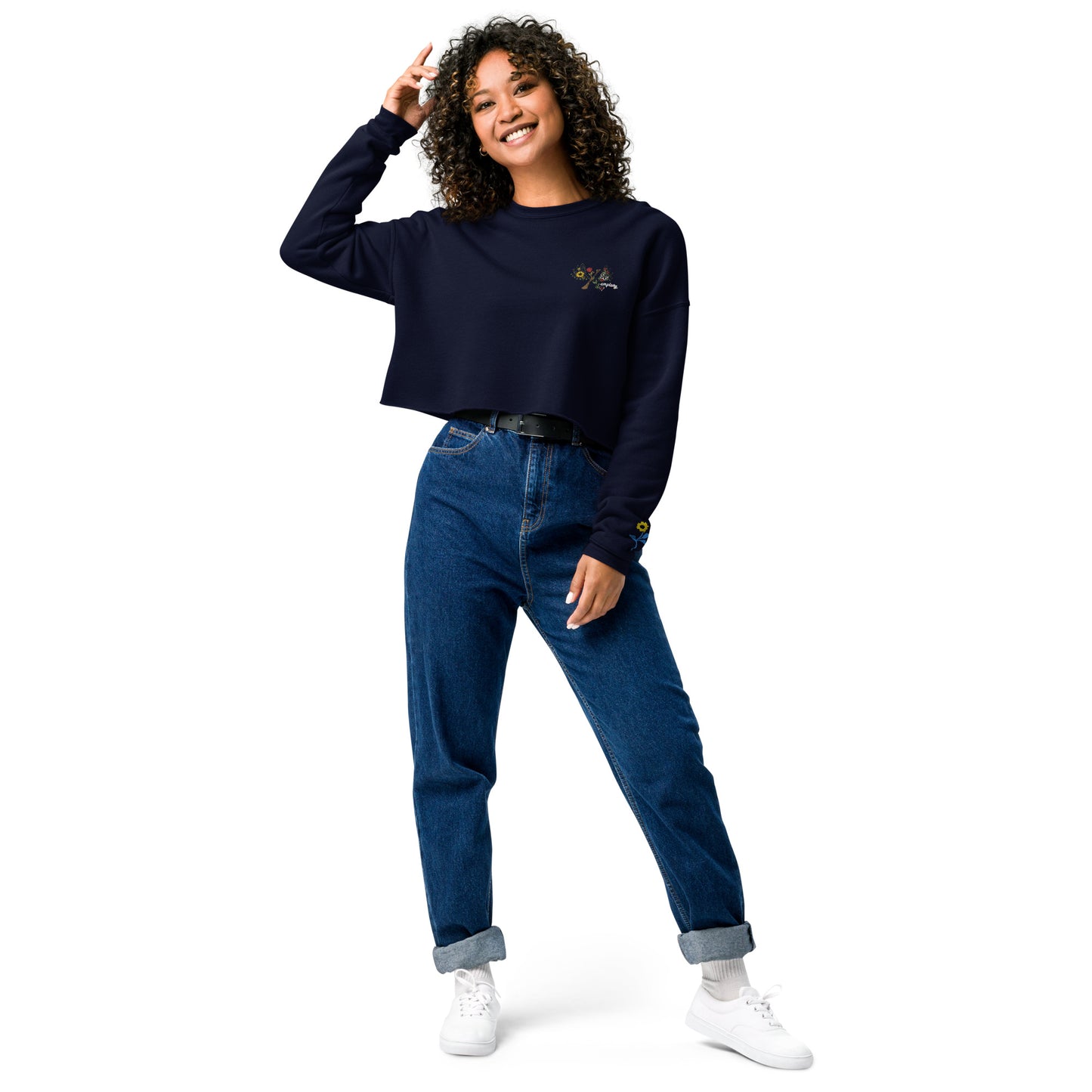 X-emplary Crop Sweatshirt