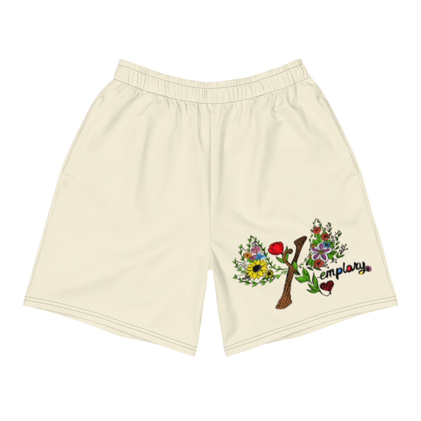 X-emplary Recycled Beige Athletic Shorts